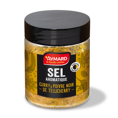 NOUVEAU - Sel aromatique - Curry Poivre noir de Tellicherry